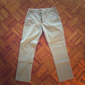 J.Crew lightly-worn broken-in chino pants.